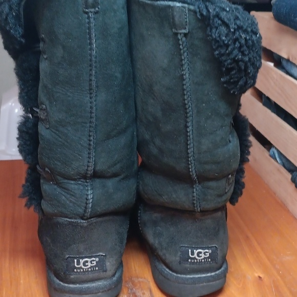 UGG black winter boots size 7 - Picture 8 of 14